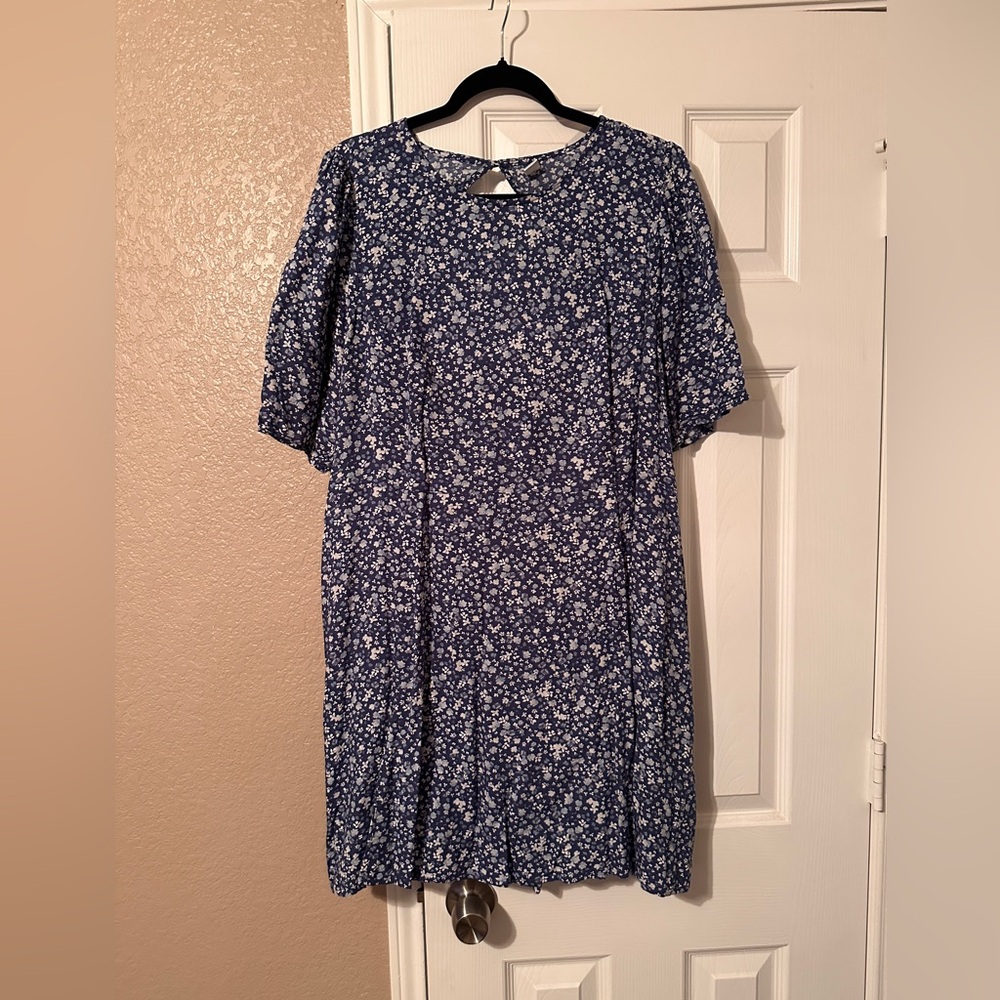 Floral Blue Dress Old Navy